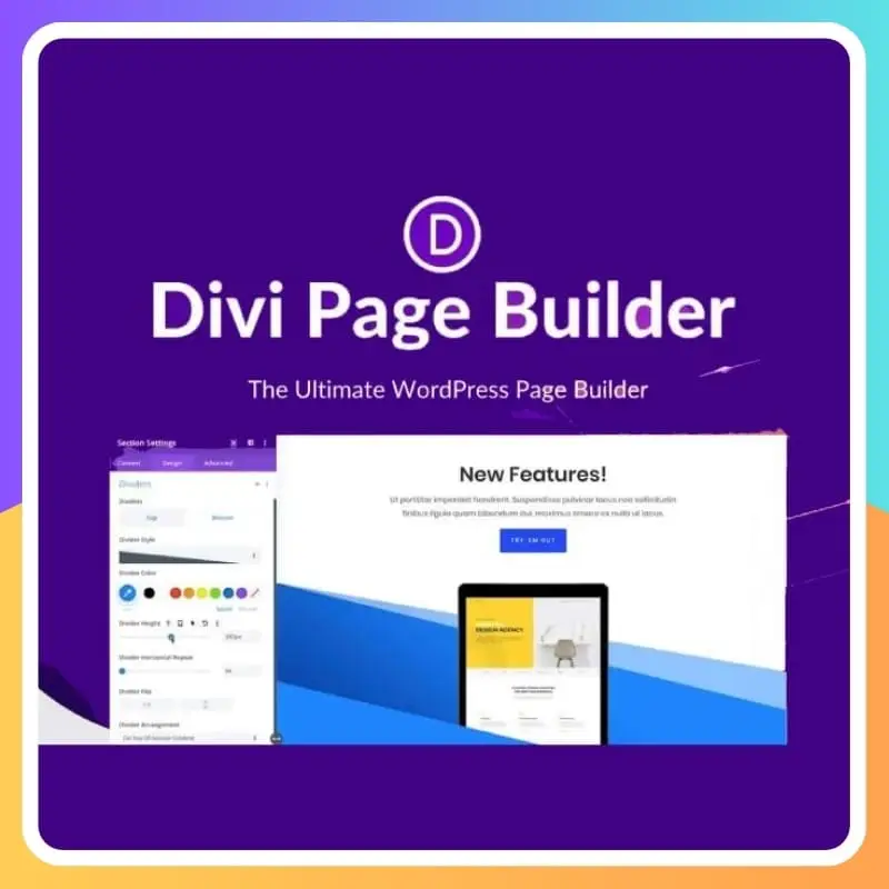 divi page builder- the ultimate WordPress page builder for creating stunning websites.