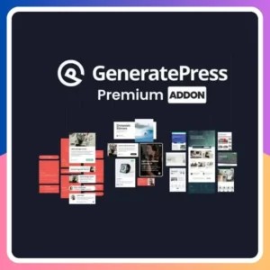 GeneratePress Theme Premium Addon, offering the LifeTime License Activation for the GeneratePress .